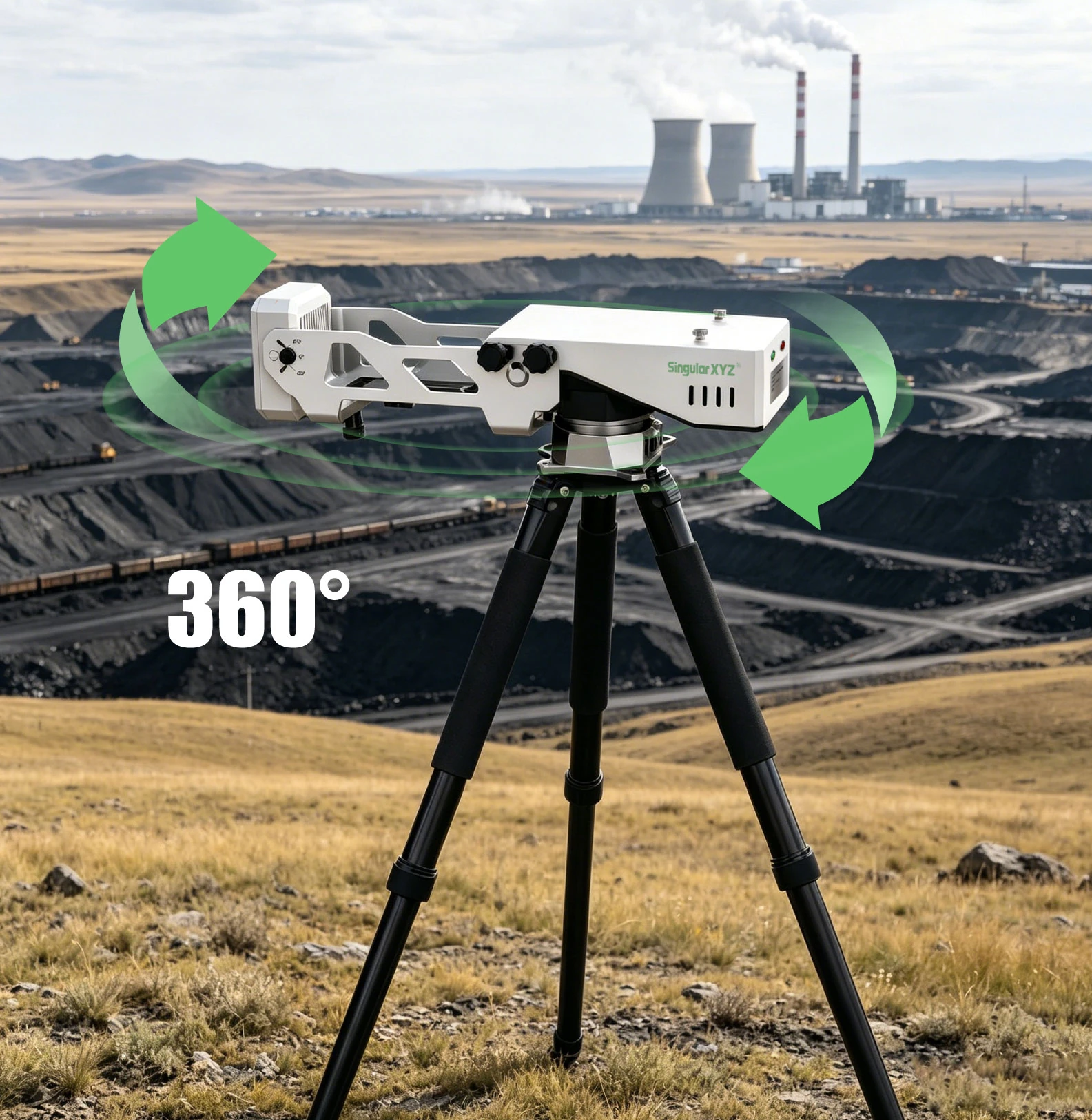 360°-os, teljes lefedettségű lejtőmonitoring