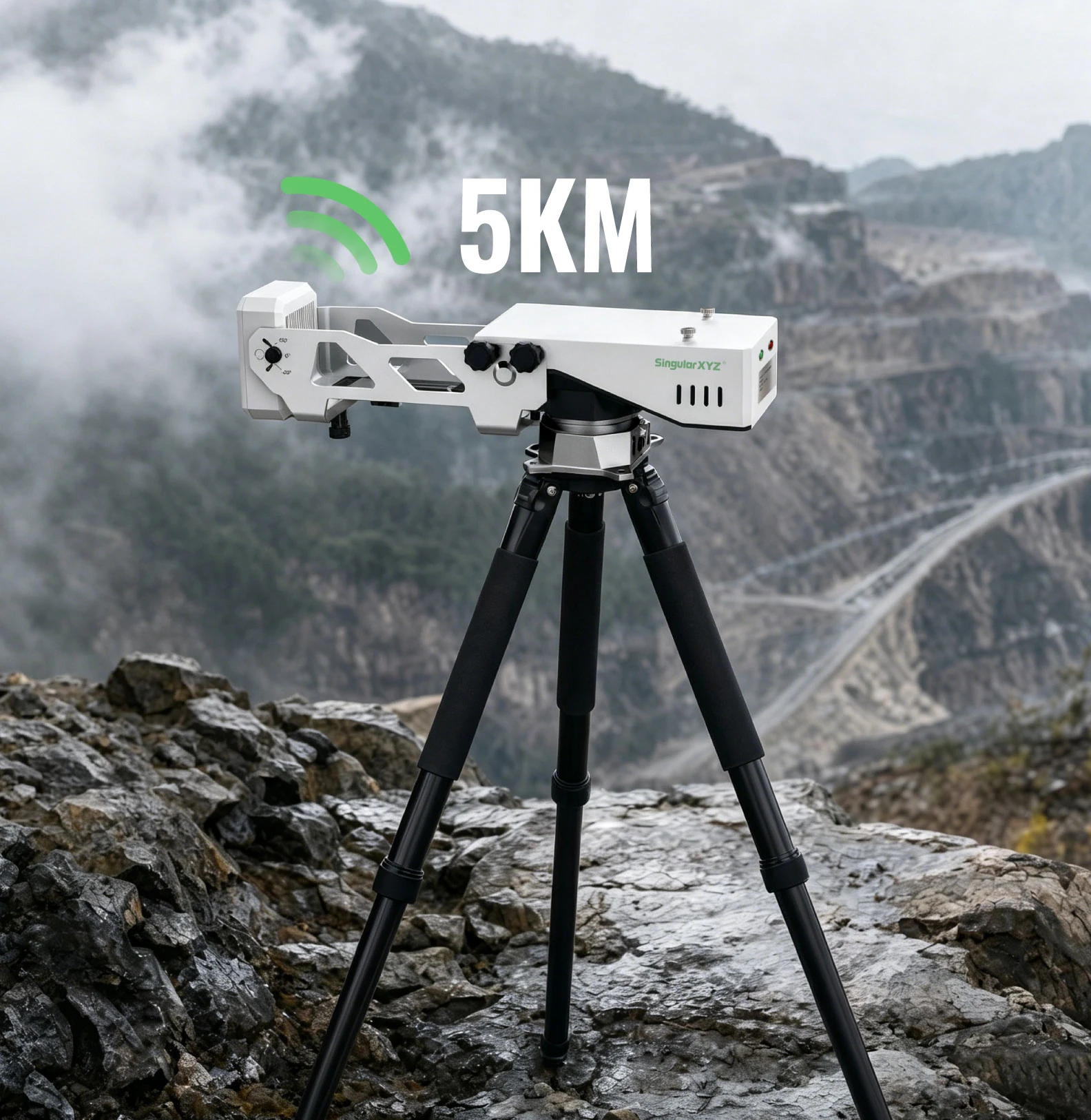 Nagy hatótávolságú monitoring, akár 5 km-ig