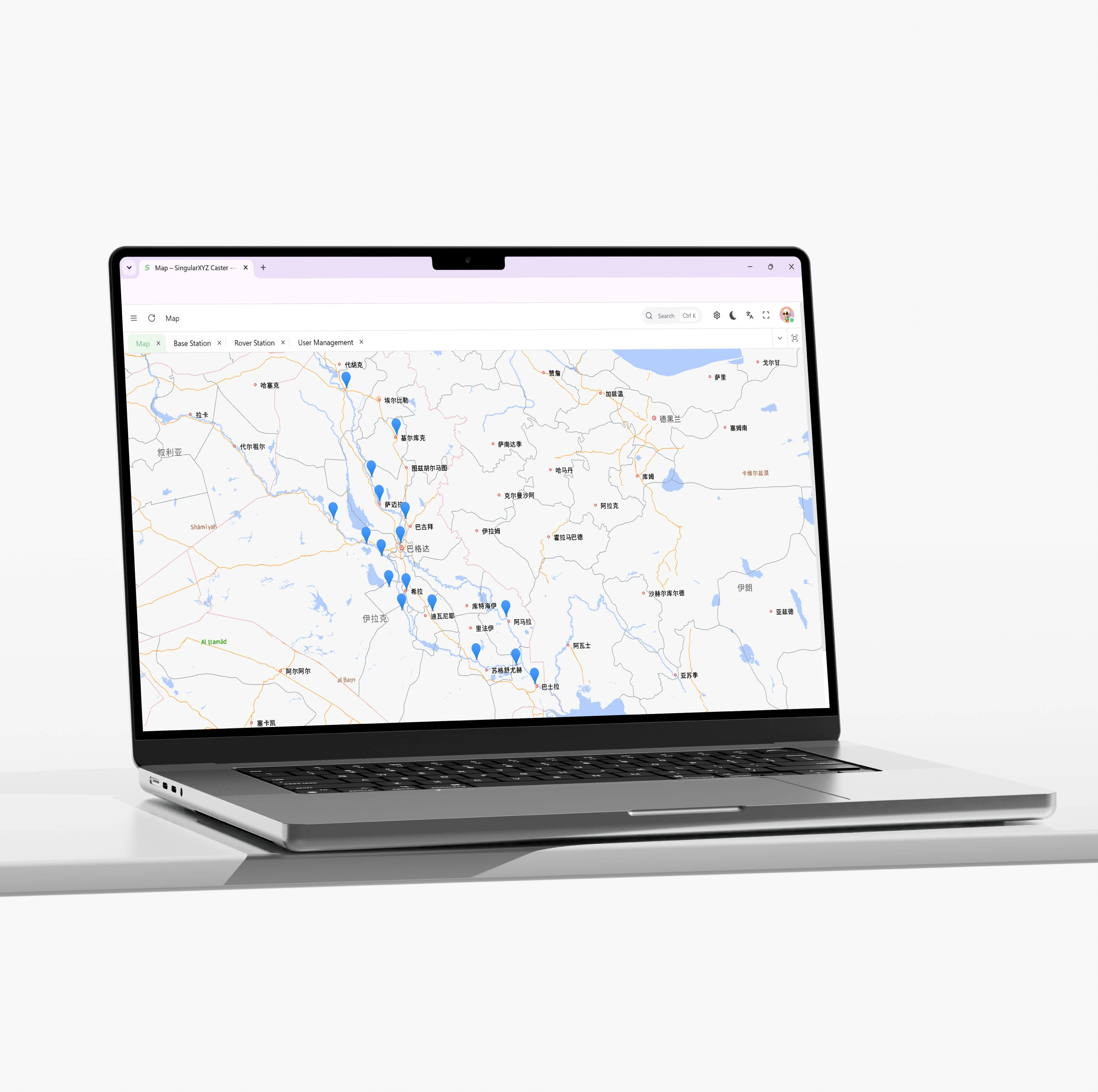 SingularCaster – CORS hálózati vizualizáció