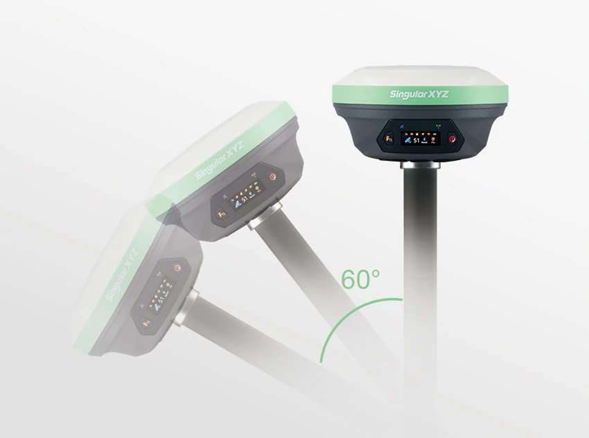 Dőléskompenzált mérés az X1 Pro GNSS-vevővel Dőléskompenzált mérés az X1 Pro GNSS-vevővel