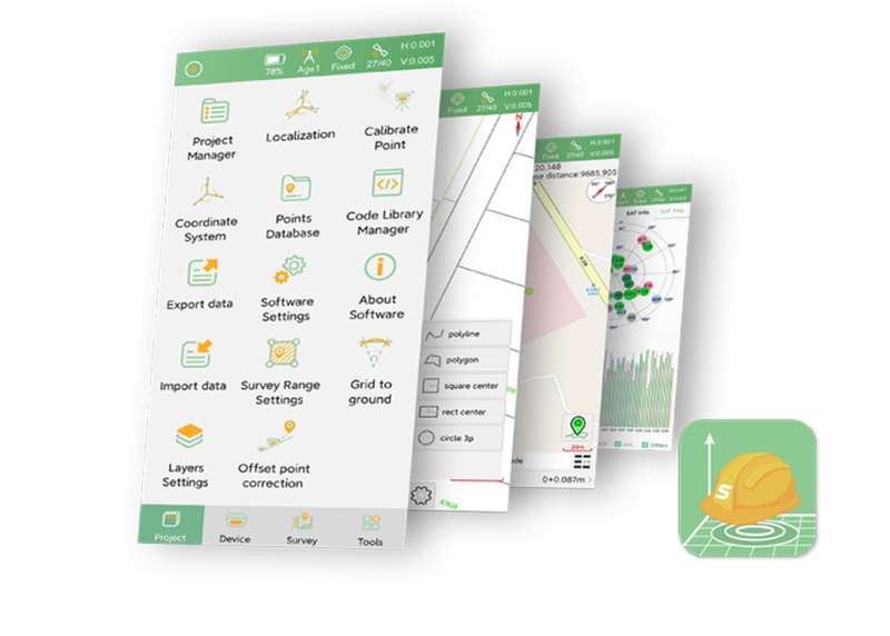SingularPad terepi felmérőszoftver SingularPad terepi felmérőszoftver